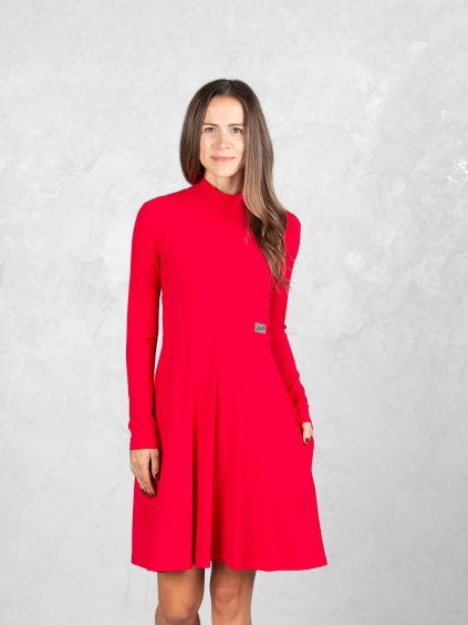 Drexiss šaty AURI SHORT SPRING RED