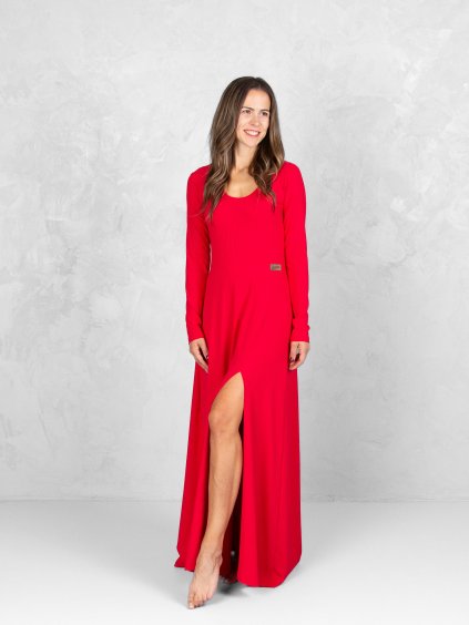Drexiss šaty LORA LONG SPRING RED