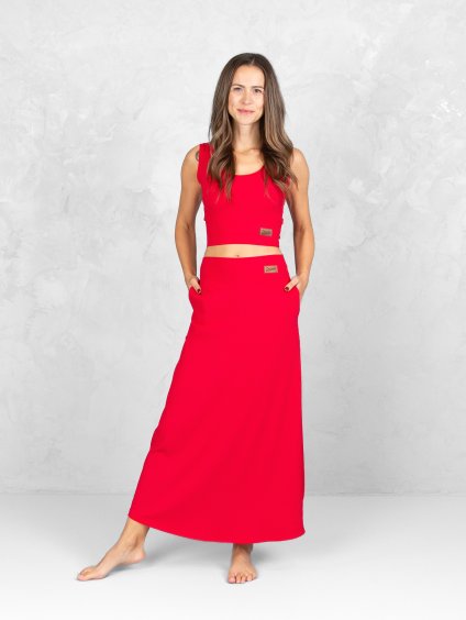 Drexiss tílko GLAM RED, Drexiss sukně CALLA MAXI RED (2)