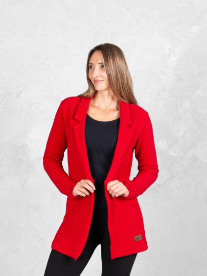 Drexiss dámské sako LISS STRUCTURE RED