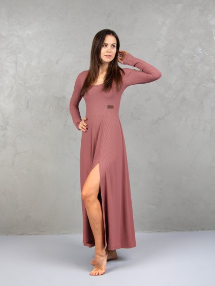 Drexiss šaty LORA LONG SPIRNG OLD PINK