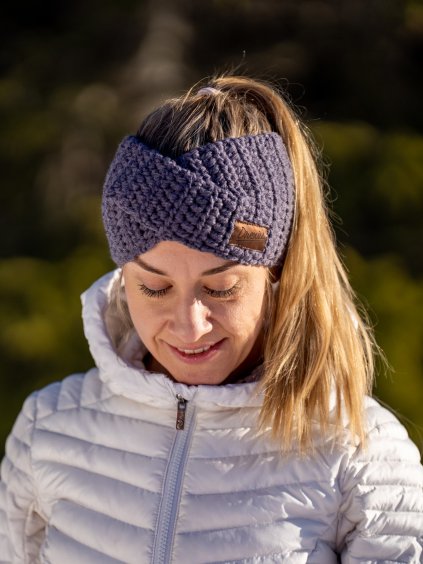 Drexiss čelenka TWIST DARK VIOLET