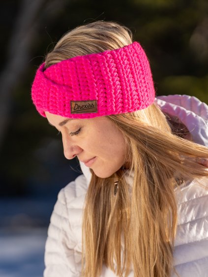 Drexiss čelenka TWIST REALLY PINK