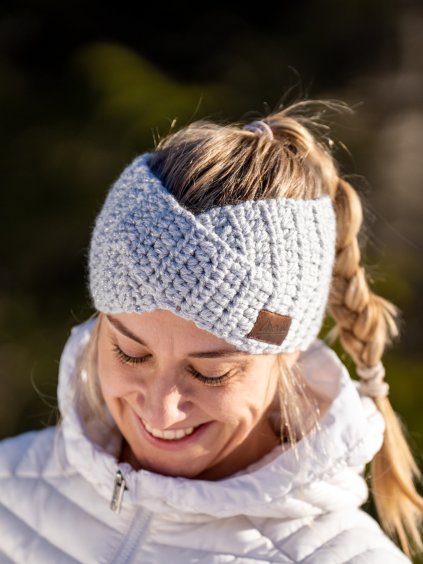 Drexiss čelenka TWIST LUREX GREY