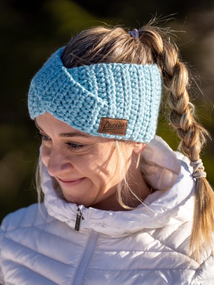 Drexiss čelenka TWIST LUREX MINT