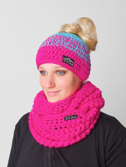 Drexiss háčkovaný set culich ANCOHUMA a nákrčník