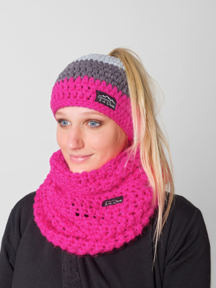 Drexiss háčkovaný set culich ANTISANA a nákrčník