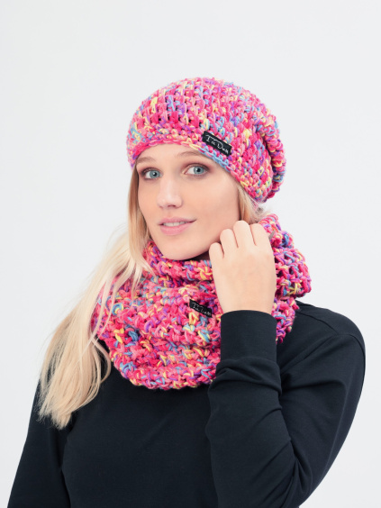 Drexiss háčkovaný set kulich homeless BOLTORO KANGRI a nákrčník