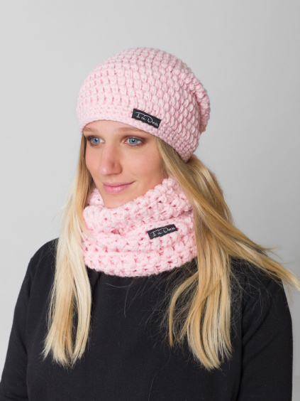 Drexiss háčkovaný set kulich homeless COROPUNA a nákrčník