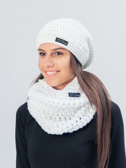 Drexiss háčkovaný set kulich homeless WHEELER PEAK a nákrčník