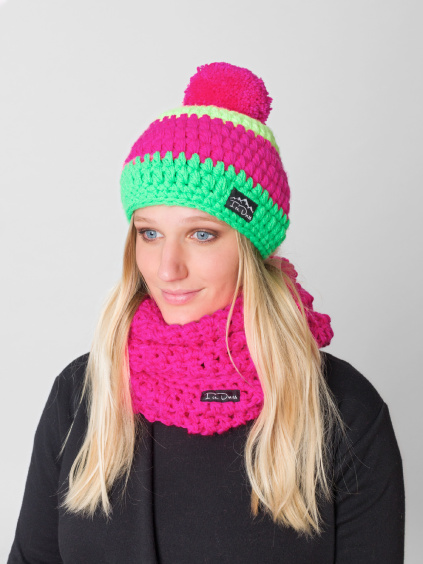 Drexiss háčkovaný set kulich BOGDA FENG a nákrčník