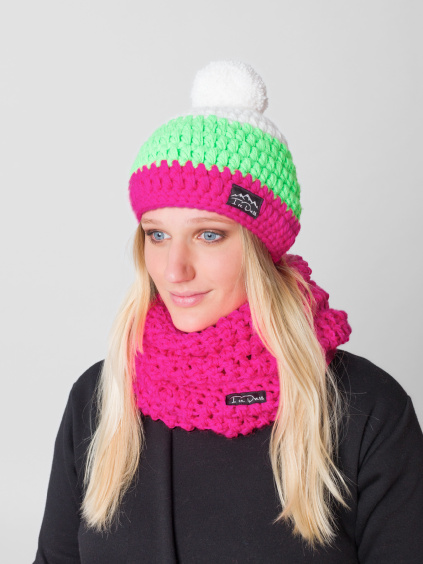 Drexiss háčkovaný set kulich LAGGINHORN a nákrčník