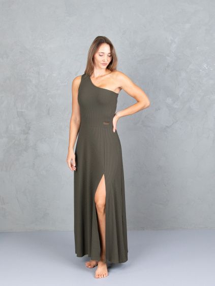 Drexiss šaty MANTA DARK KHAKI