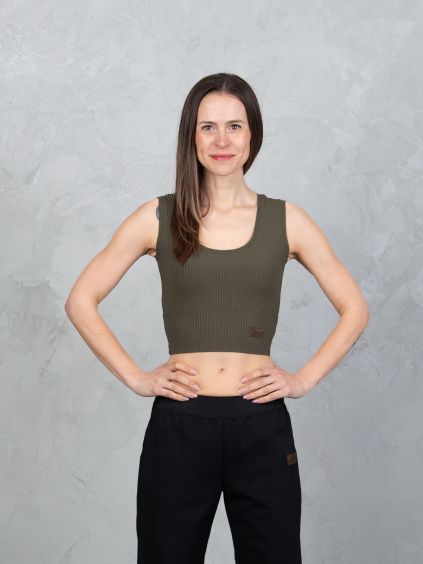 Drexiss tílko GLAM DARK KHAKI