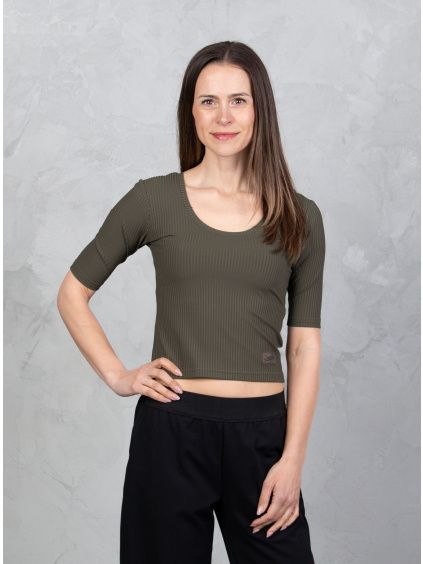 Drexiss tričko GRACE DARK KHAKI (2)