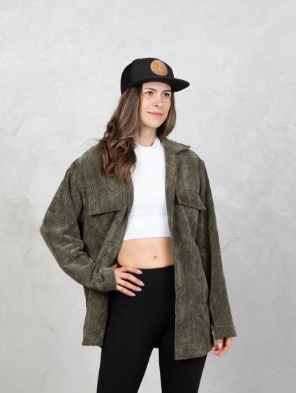 Drexiss manšestrový blejzr PARKER KHAKI (2)