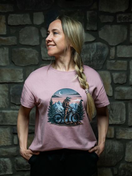 Drexiss tričko FLOW BIKE OLD PINK