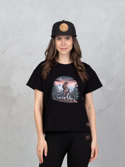 Drexiss tričko FLOW BIKE BLACK