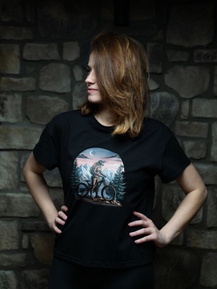 Drexiss tričko FLOW BIKE BLACK