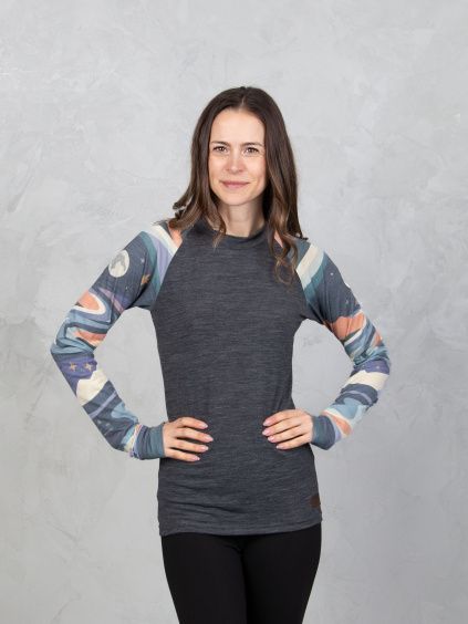 Drexiss ZONE MOUNTAIN DREAMS MERINO ACTIVE dlouhý rukáv