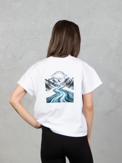 Drexiss tričko FLOW MOONRIVER WHITE