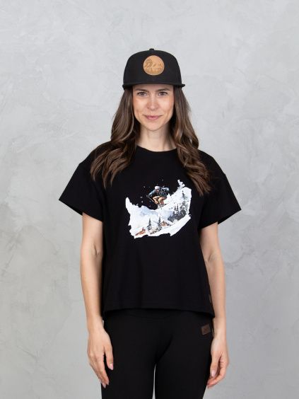 Drexiss tričko FLOW SKI BLACK