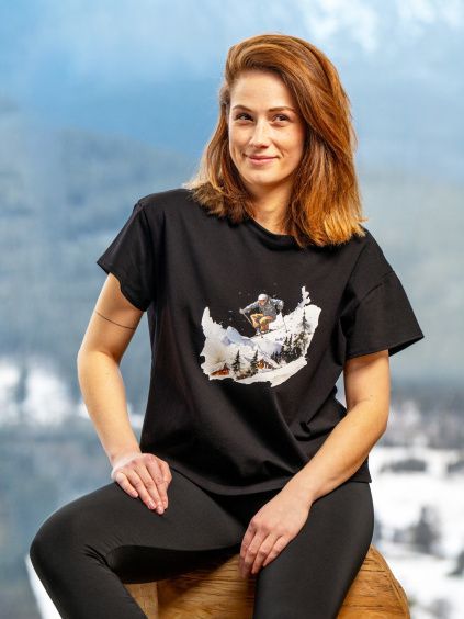 Drexiss tričko FLOW SKI BLACK