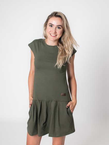Drexiss letní šaty GAB DARK KHAKI