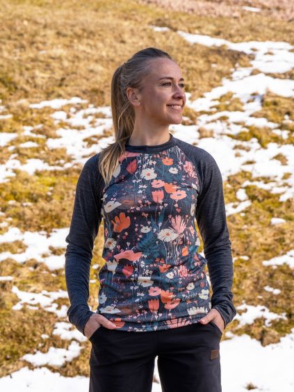 Drexiss FULL BLOOMY MERINO ACTIVE dlouhý rukáv