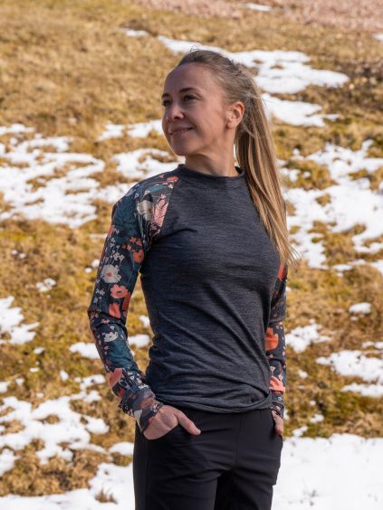 Drexiss ZONE BLOOMY MERINO ACTIVE dlouhý rukáv