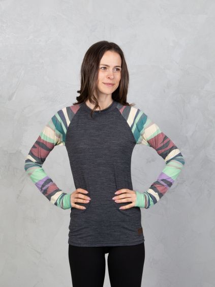 Drexiss ZONE PASTEL RIDGE MERINO ACTIVE dlouhý rukáv