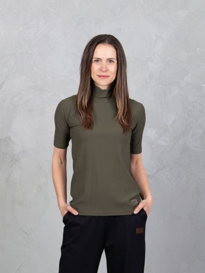 Drexiss tričko ROLL DARK KHAKI