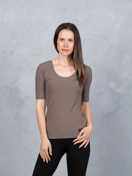 Drexiss tričko KAIRA TAUPE GREY