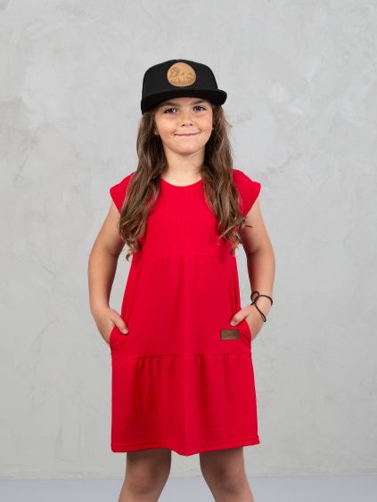 Drexiss dětské šaty SOFIE SILK RED