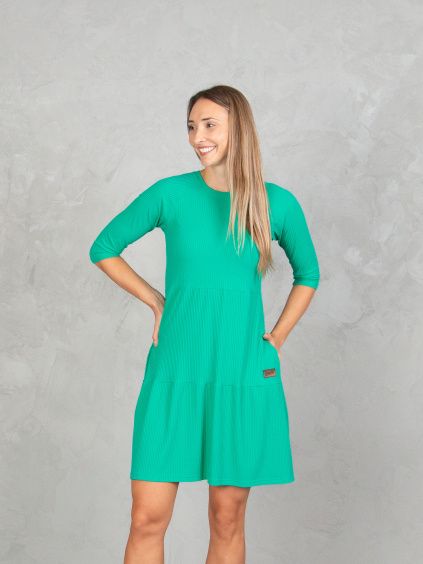 Drexiss šaty SOFIE SILK SPRING GREEN