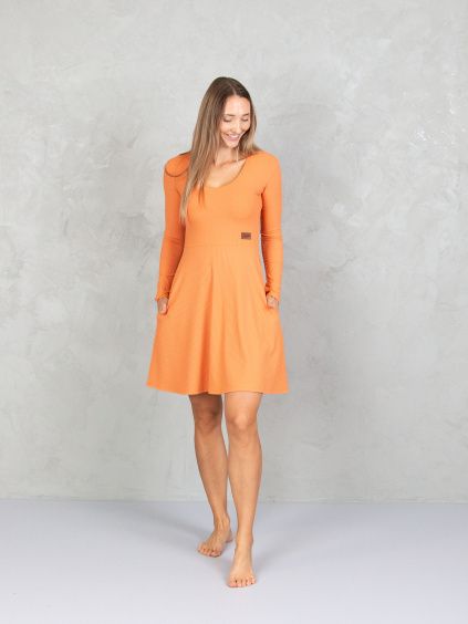 Drexiss šaty LORA SHORT SPRING PAPAYA
