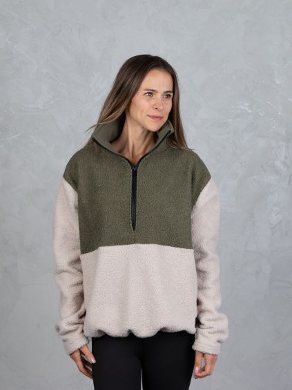 Drexiss mikina MELOR DARK KHAKI (2)
