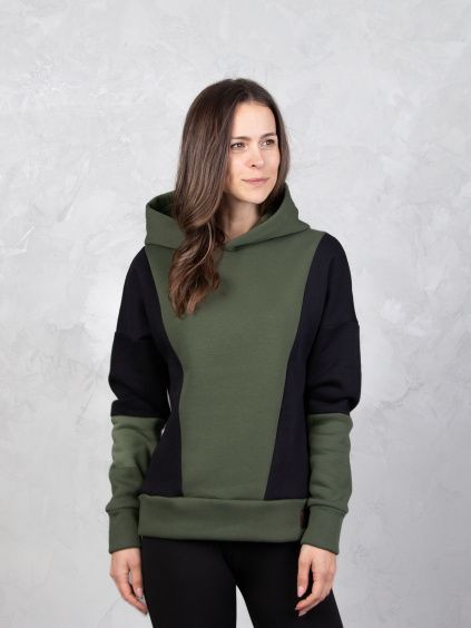 Drexiss mikina MUSE KHAKI/BLACK