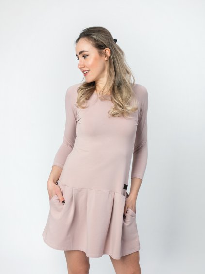 Drexiss podzimní šaty GAB OLD PINK