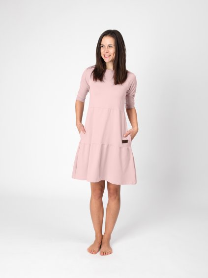 Drexiss podzimní šaty SOFIE OLD PINK
