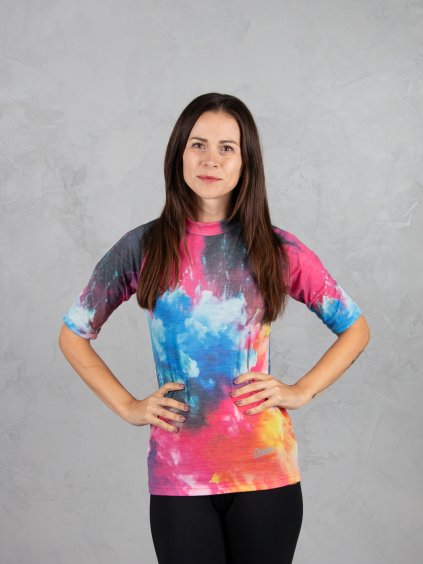 Drexiss ALL EXPLOSION NEON MERINO ACTIVE krátký rukáv