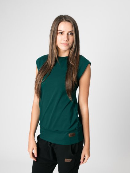 Drexiss tričko BASIC DARK GREEN