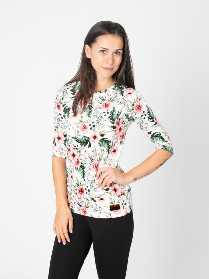 Drexiss tričko BASIC SPRING FLOWERS V