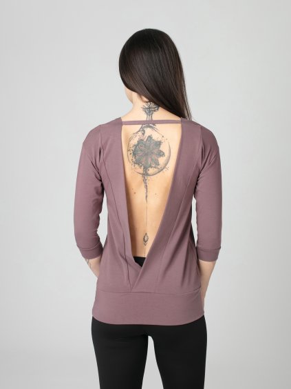 Drexiss tričko YOGA SPRING OLD VIOLET
