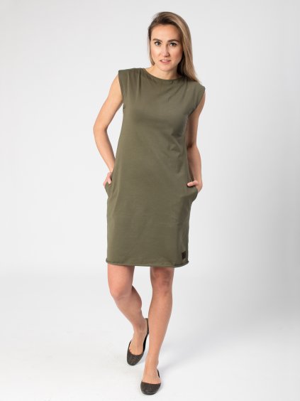 Drexiss letní šaty ANETT DARK KHAKI