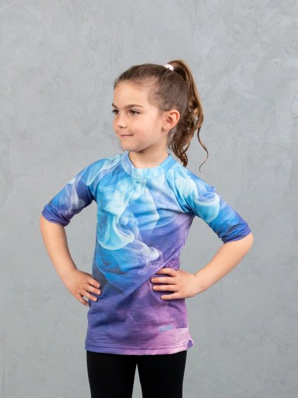 Drexiss ALL MIST VIOLET MERINO ACTIVE krátký rukáv