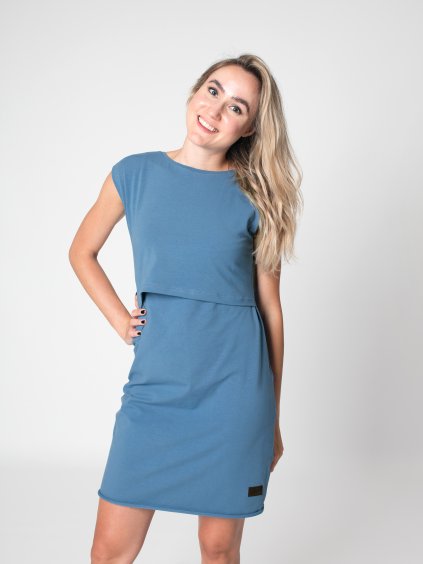 Drexiss kojící šaty ANGELIKA BLUE