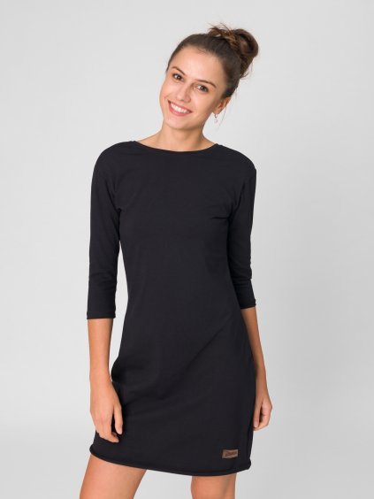 Drexiss podzimní šaty ANGELIKA SPRING BLACK