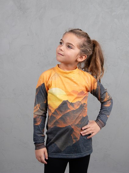 Drexiss ALL SUNSET YELLOW MERINO ACTIVE dlouhý rukáv