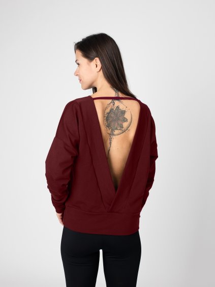 Drexiss mikina YOGA WINE záda